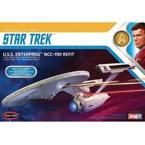 Star Trek USS Enterprise NCC 1701 Refit - Wrath of Khan Polar Lights 1/1000